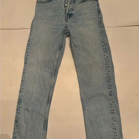 Zara Light Blue High Rise Women's Jeans - Picture 3 of 7